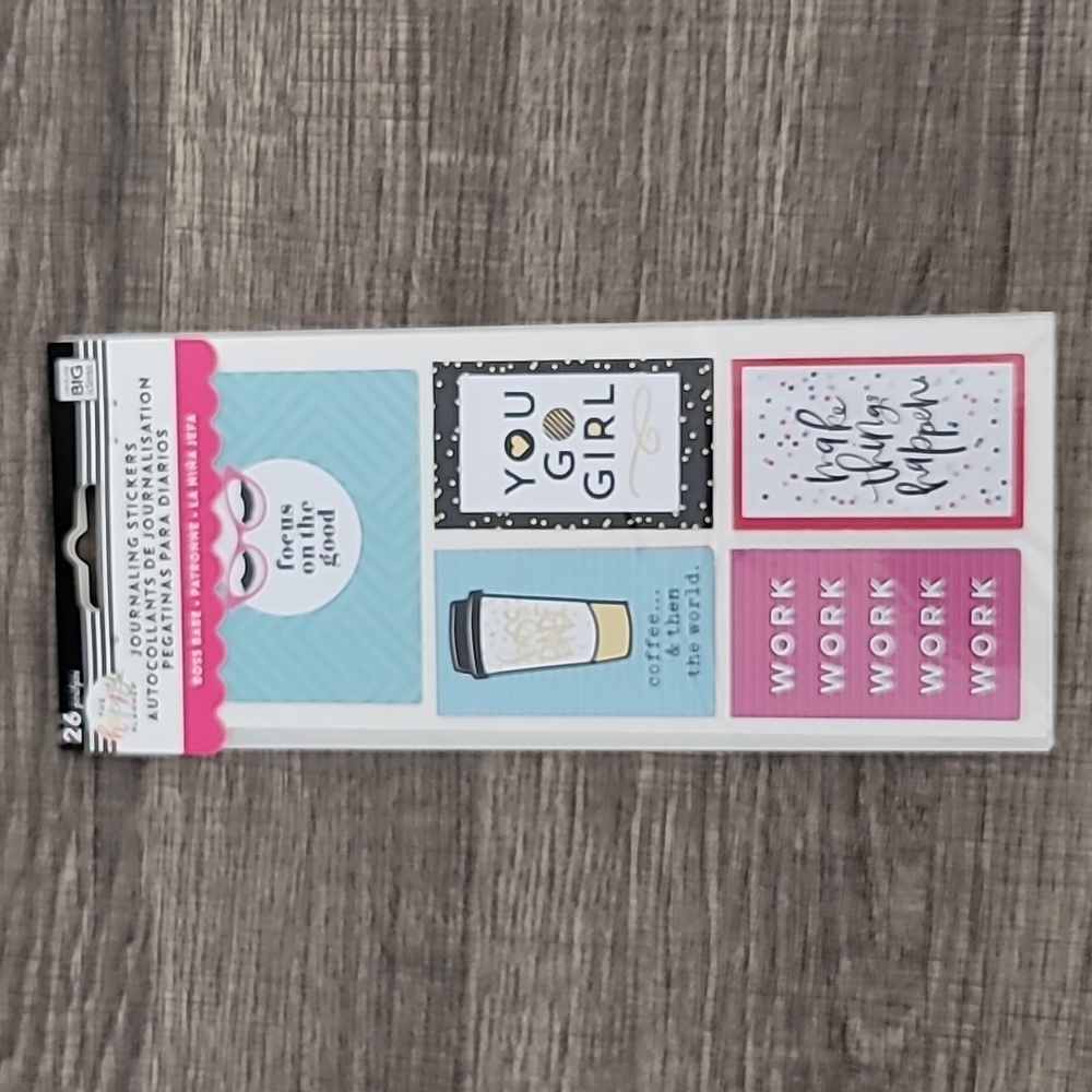 NEW Happy Planner Boss Babe Journaling Stickers